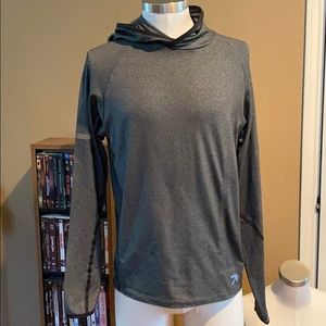 New Balance x J.Crew Gray athletic pullover hoodie